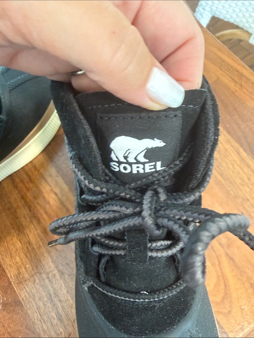 Sorel Black and Gray High-Top Lace-Up Sneaker Boot - Picture 9 of 9